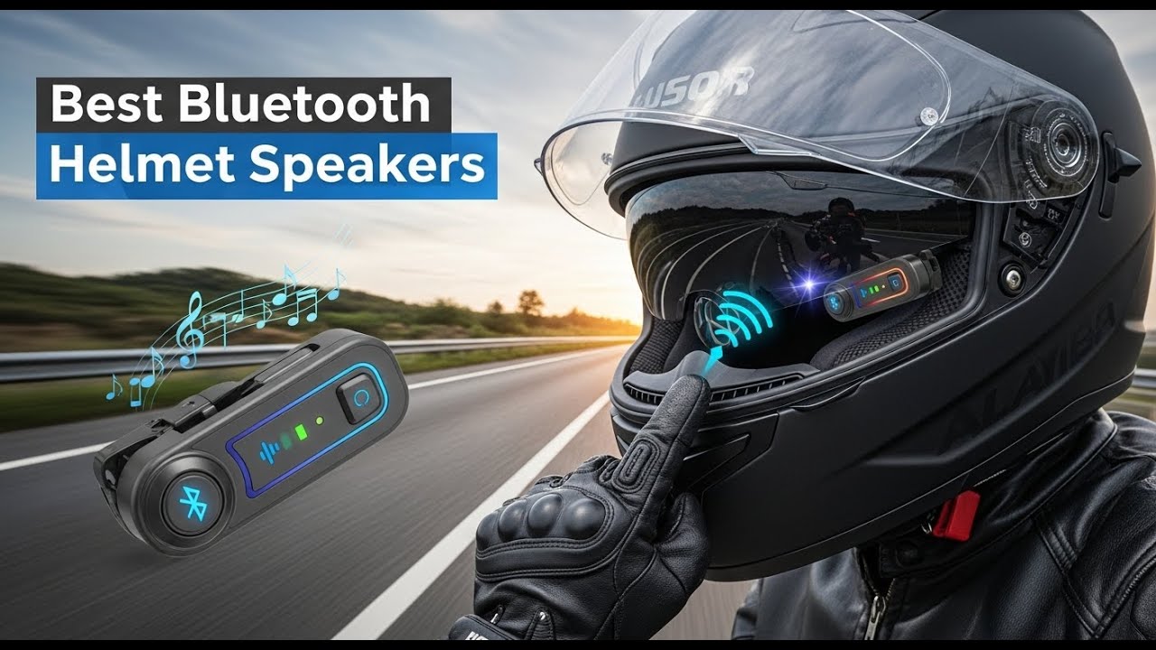 TOP 5 Best Bluetooth Motorcycle Helmet Speakers 2026
