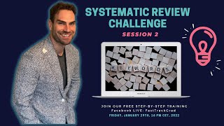 Systematic Review Challenge - Session 2 Defining your keywords