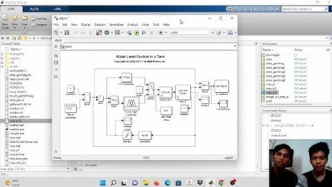 Water level control in a tank- Matlab and Simulink