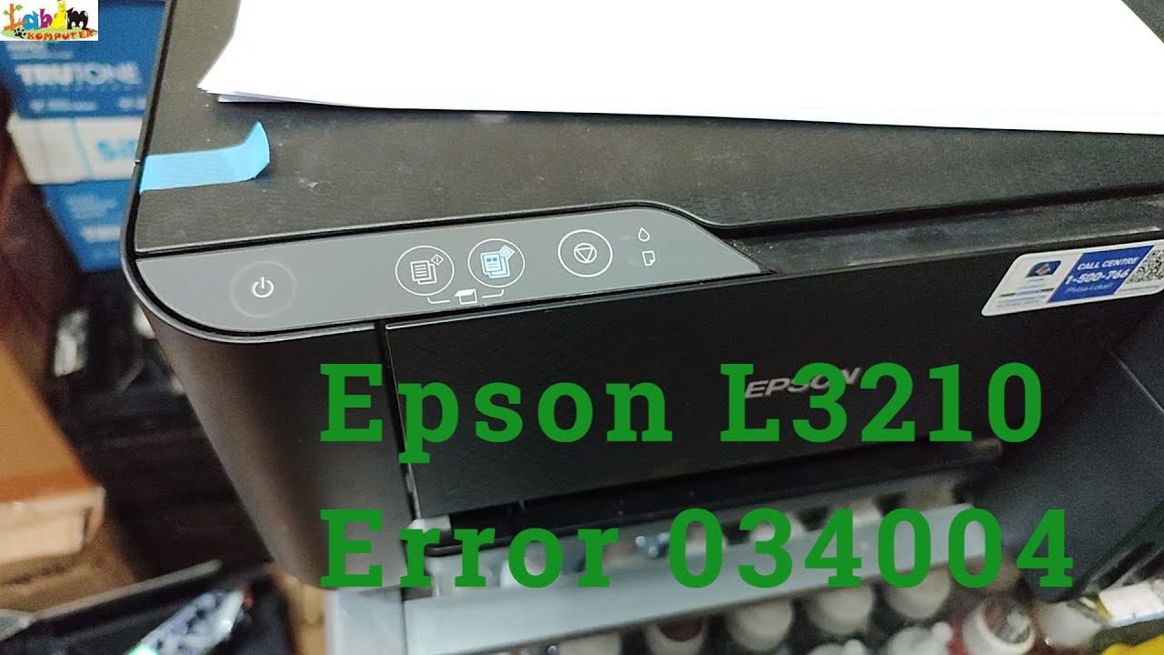 Epson l3210 error 034004 youtube