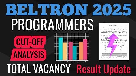 BIHAR BELTRON VACANCY 2025 |BELTRON PROGRAMMER 2025 |BELTRON RESULT AND FINAL CUTOFF #beltron #JGS