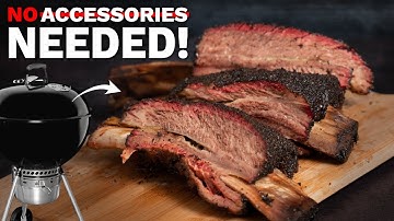 BBQ Beef Ribs on the Weber Kettle | BBQ Dino Ribs