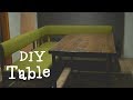 [DIY]ツーバイ材を塗装してダイニングテーブルを作ったよ！ How to make a table