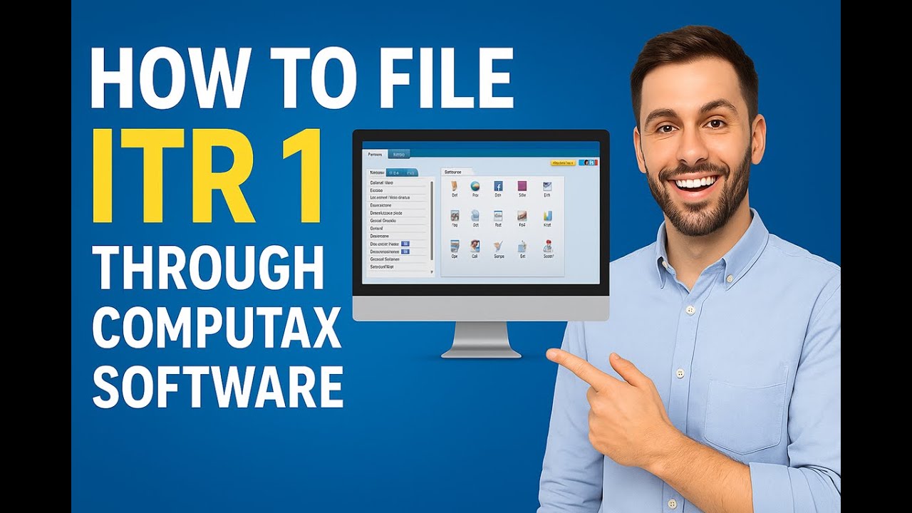 How to File ITR-1 using Computax Software | Step-by-Step Tutorial - YouTube