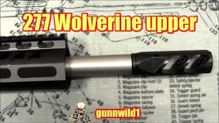 277 Wolverine AR-15 upper
