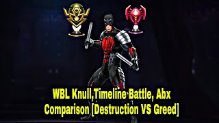 Daredevil T3 Ctp Comparison Destruction VS Greed - Marvel Future Fight