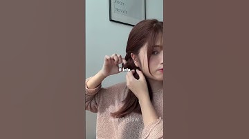 Easy Hairstyle for Messy Hair 💁‍♀️✨  Voluminous Side Braid!