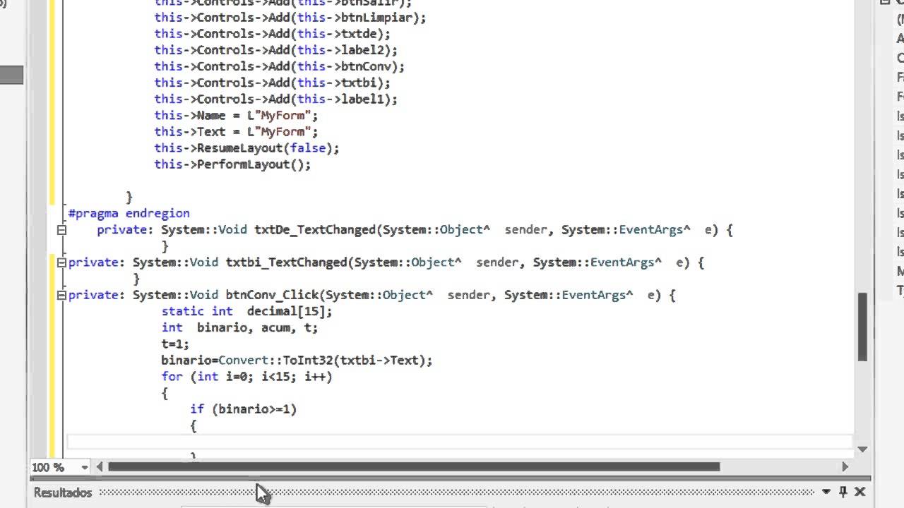 Formulario convertir de Binario a decimal - YouTube