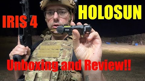 Holosun IRIS 4 Unboxing and Review!!