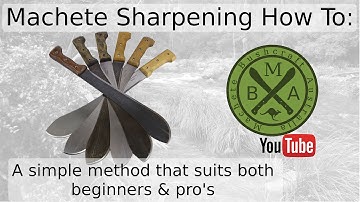 Machete Sharpenening: A simple method that suits beginners and pro