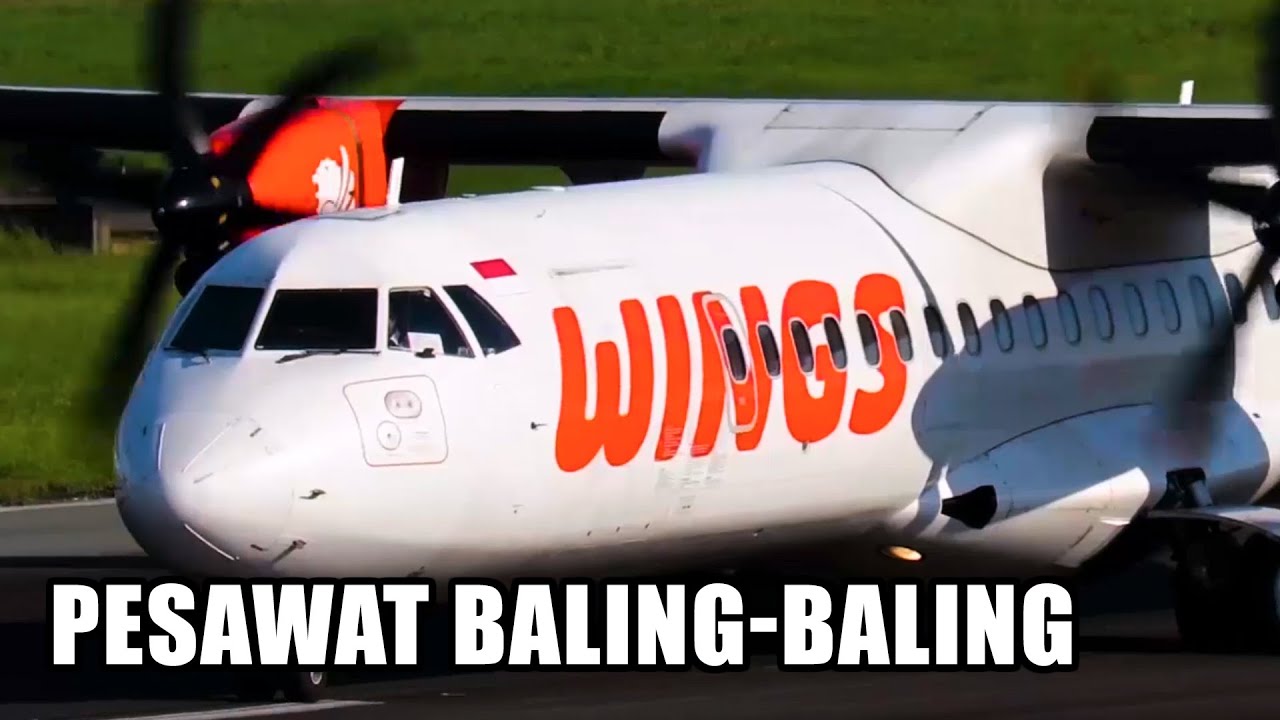 Pesawat Yang Ada Baling-Balingnya Memang Mantap - Pesawat ATR Wings Air di Bandara Kalimarau Berau