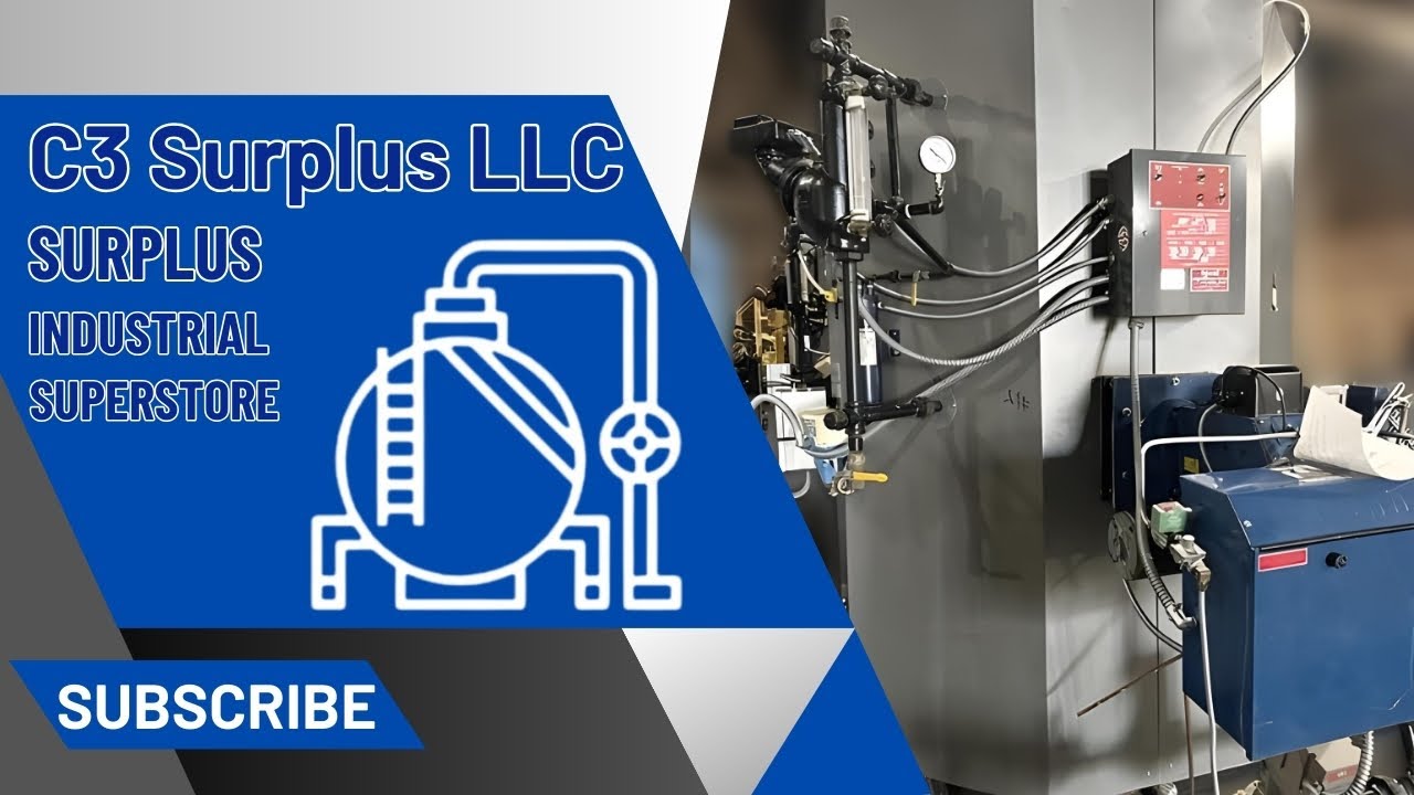 50 HP Lattner Boiler Company 150 PSI Steam Boiler 2011 Model WLF