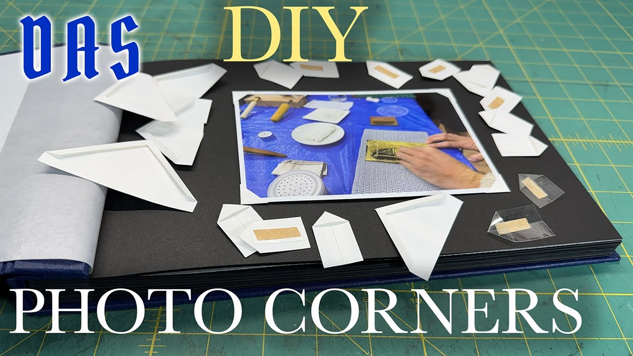 DIY Photo Corners // Adventures in Bookbinding