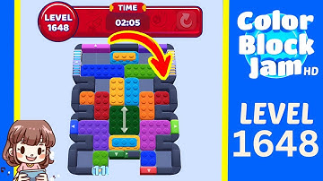 Color Block Jam Level 695 (1648) Solution Walkthrough
