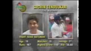 Sachin Tendulkar 4th Test Match Century 111 vs South Africa, Johannesberg 28th November, 1992