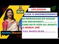 CLASS-12 | MACRO ECONOMICS | DETERMINATION OF INCOME & EMPLOYMENT | ECONOMICS WITH PURNIMA SHARMA