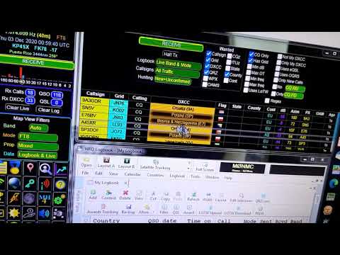 My FT8 Setup using Gridtracker, HRD Logbook and WSJT-X