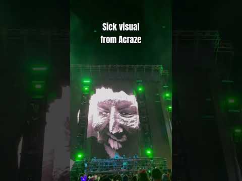 Sick visual from Acraze at Mexico City