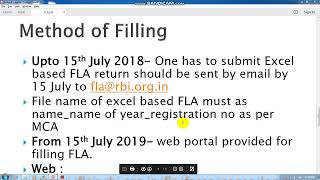 FLA Return Part 1 User creation on the portal