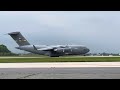 First state airshow 2024 C-17 takeoff