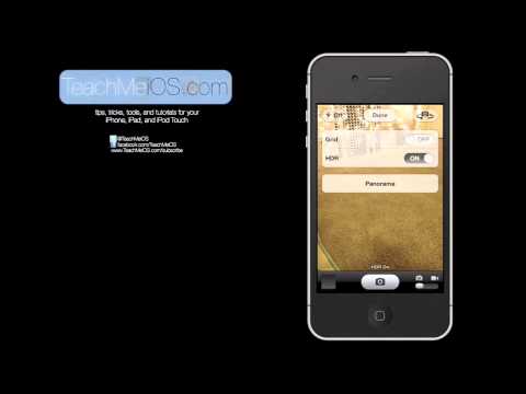 Tutorial on How to use Camera features of your iPhone, iPad (Mini), and iPod Touch