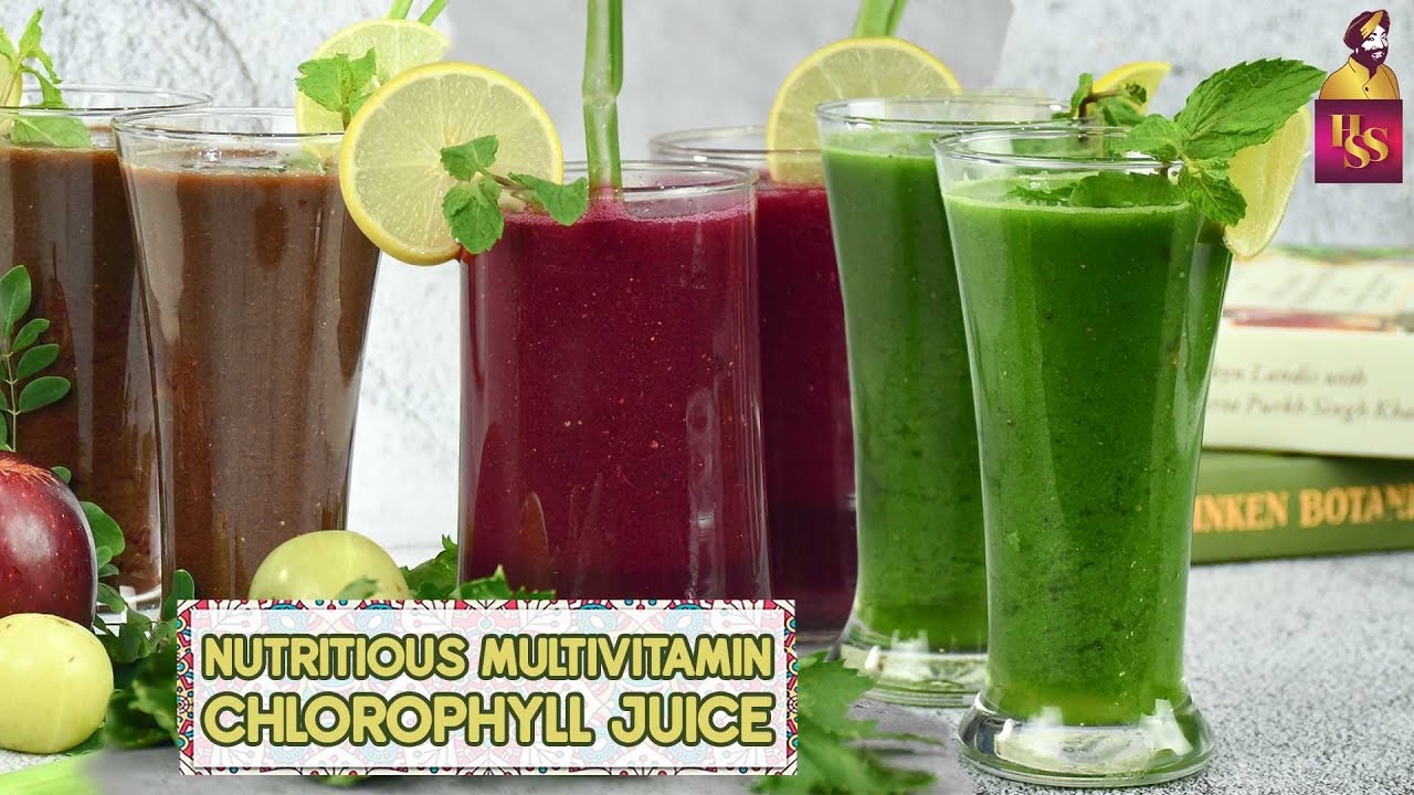 Chlorophyll Juice | Apple beetroot juice | Spinach Cucumber Juice #PostCovidDrink |#ChefHarpalSingh | chefharpalsingh