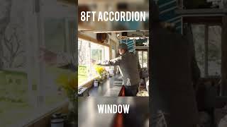 8ft Accordion Window In Action - Get a Custom Accordion Window for your house no matter the size