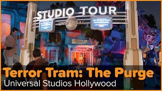 Surviving The Ultimate Purge Terror Tram At Halloween Horror Nights