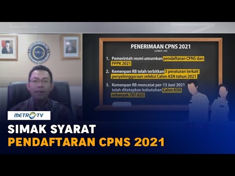 Simak Syarat dan Alur Pendaftaran CPNS 2021