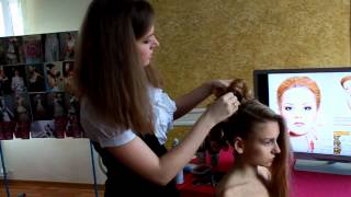 Причёска на свадьбу от Ольги Знахаренко Причёска на свадьбу от Ольги Знахаренко