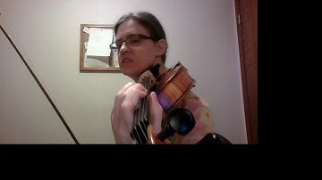 3 Octave E flat harmonic minor violin scale with fingerings and playthrough