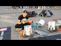 Amazing Drummer | Pots and Pans | Bologna - Italy | Street Performer