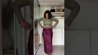 NEW ZARA SKIRTS FOR FALL