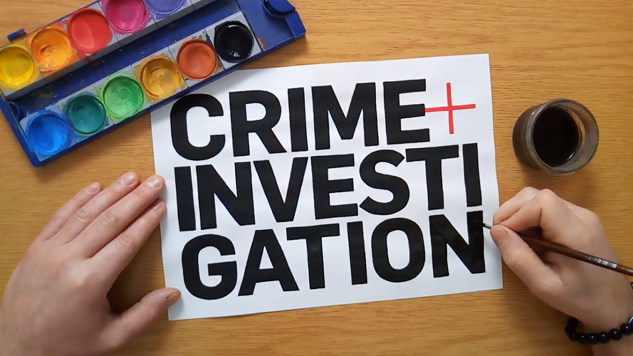 How To Draw The CRIME INVESTIGATION Logo Crime Investigation Logo How To Draw The CRIME INVESTIGATION Logo Crime Investigation Logo