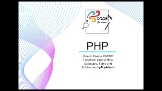 How to Create XAMPP Localhost New Database, Table and Entities in phpMyAdmin (cPanal) and Queries.