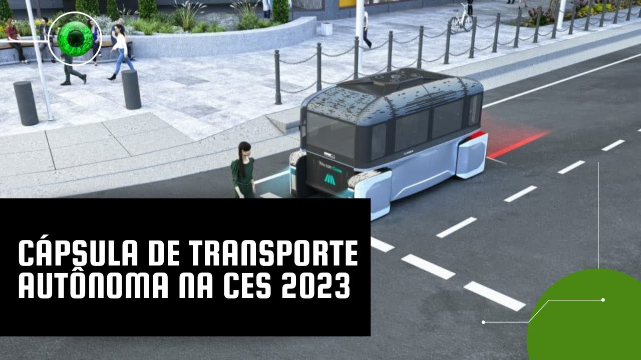 Cápsula de transporte autônoma na CES 2023