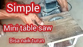 Review table saw dari bekas sanyo untuk bikin sangkar bulat pvc // belah pvc