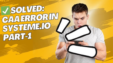 ✅ Solved: CAA Error in Systeme.io – Step-by-Step Fix (2025 Guide)✅  Part-1