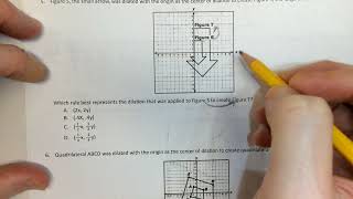 TEST CORRECTIONS - Unit 6 - CBA 6 TRANSFORMATIONS  8.3C 8.10C