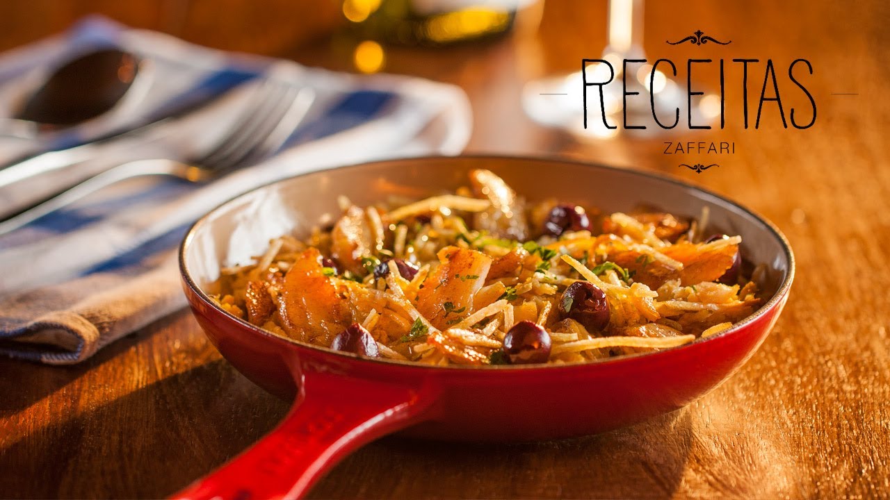 BACALHAU À BRÁS RECEITAS ZAFFARI