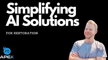 Simplified AI For The Restoration Industry