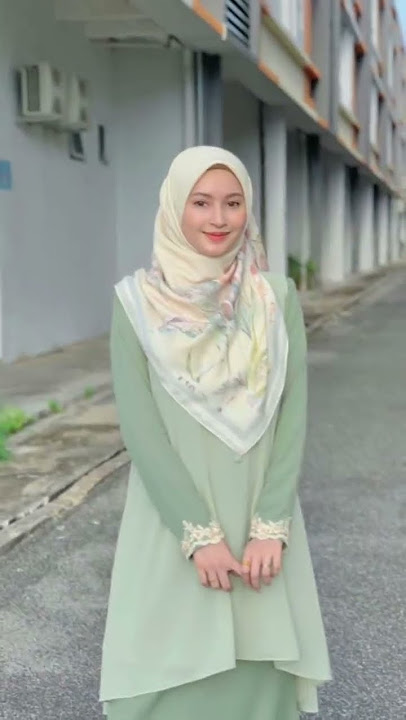 Warna-warna hijab yang cocok untuk baju hijau mint #shortvideo #shorts #short