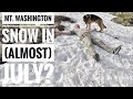 Mount Washington New Hampshire White Mountains Hike - Snow in July?