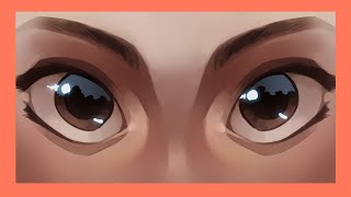 How to paint eye SHINES and REFLECTIONS