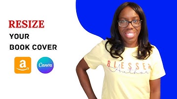 Resize Your Book Cover For Amazon KDP | Hardcover Tutorial Using Canva