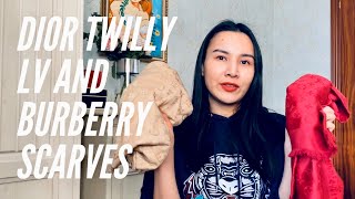DIOR TWILLY SCARF AND MORE | Louis Vuitton Shawls, Burberry Scarf and beyond | Dior Belt