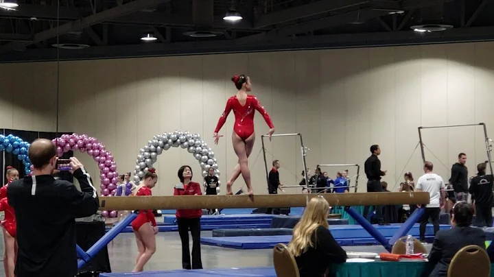 Level 8 2019 Candice McNally  Beam