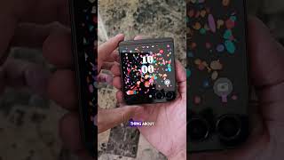 Samsung Galaxy Z Flip5 Unboxing in Blue 💙💙 #GalaxyZFlip5