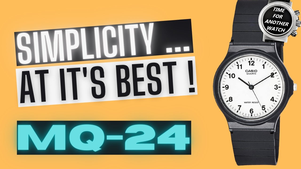 Casio MQ-24 | Style Meets Simplicity! #TFAW - YouTube