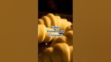PERFECT Flakey Homemade Croissants #shorts #recipe